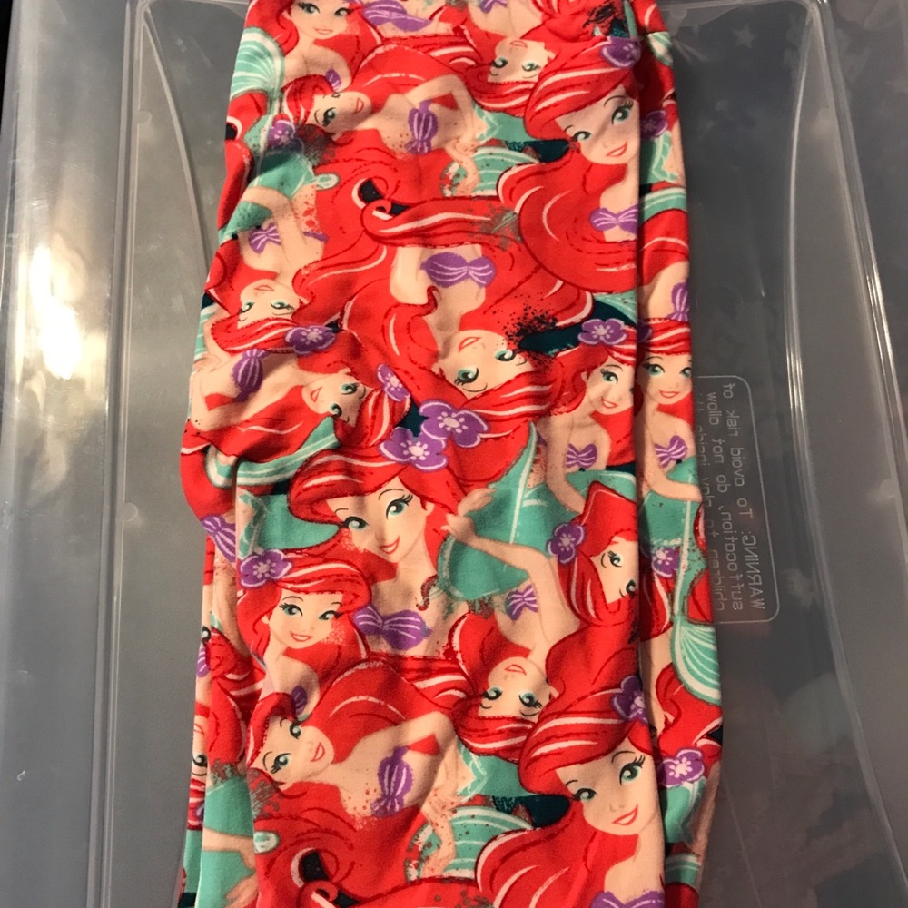 OS Ariel Disney LuLaRoe Leggings